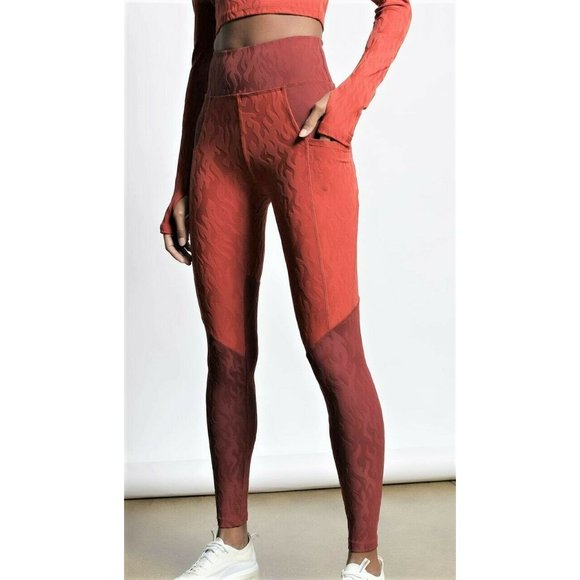 Twenty Montreal Flames 3D Leggings Medium Garnet\Furnace - Picture 8 of 8